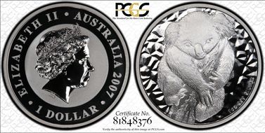 2007-P $1 Koala Ag SP69