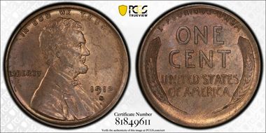 1912-S 1C MS65BN