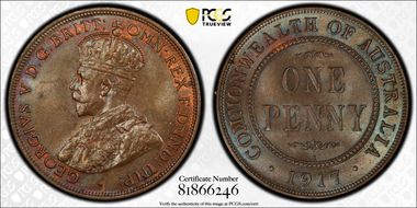 1917-I (c) 1D KM-23 MS64BN