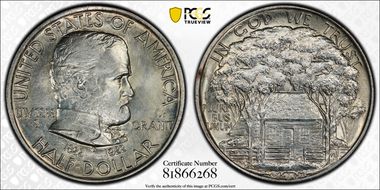 1922 50C Grant, with Star MS65