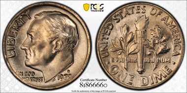 1970-D 10C FS-901, Reverse of 1968 MS66FB