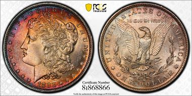1883-O $1 MS64