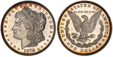 1878 8TF $1 VAM 14.12 Eye Dots MS63DMPL