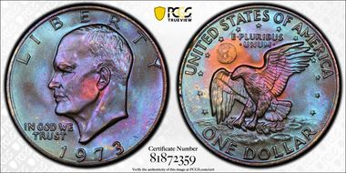 1973 $1 MS65