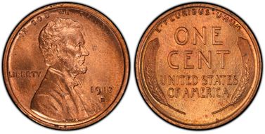 1917-D 1C MS65RD