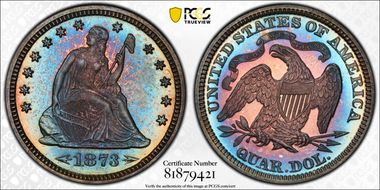 1873 25C Arrows PR67