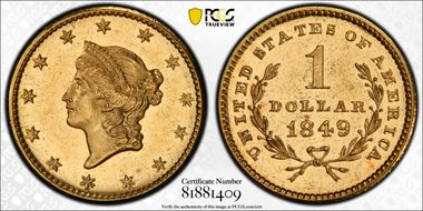 1849 G$1 PR62