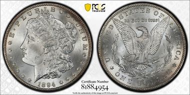 1894-S $1 MS65+