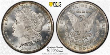 1884-CC $1 MS67+