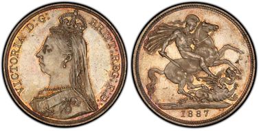 1887 Crown S-3921 MS64