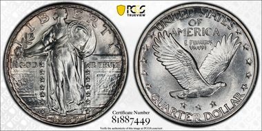 1927-S 25C MS65