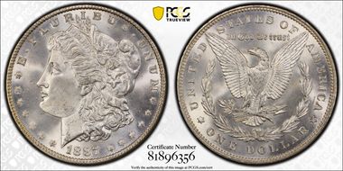 1887 $1 MS67