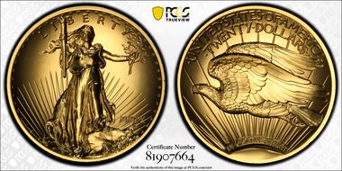 2009 $20 Ultra High Relief MS69