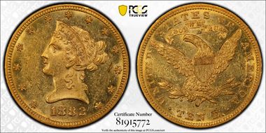 1882-O $10 MS61