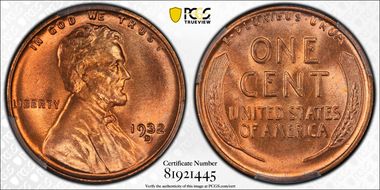 1932-D 1C MS66+ RD