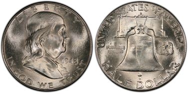 1948-D 50C MS67FBL