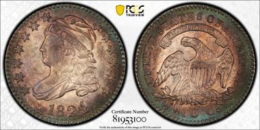 1824/2 10C JR-1 MS64