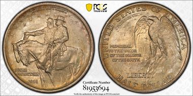 1925 50C Stone Mountain MS67