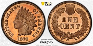 1878 1C PR65CAM