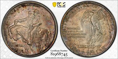 1925 50C Stone Mountain MS65