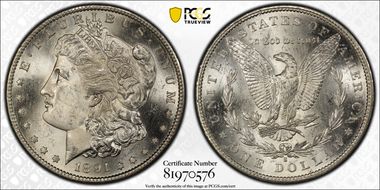 1891-S $1 MS65+