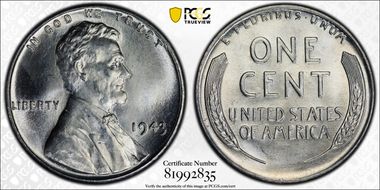 1943 1C MS67