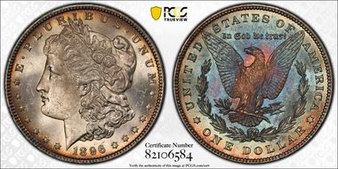1896 $1 MS64