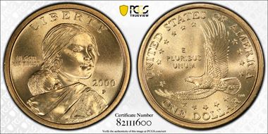 2000-P SAC$1 "Wounded Eagle" FS-901 MS67