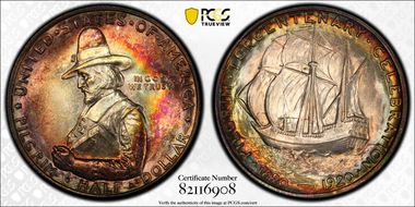 1920 50C Pilgrim MS68