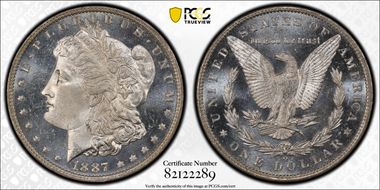1887-O $1 MS66DMPL