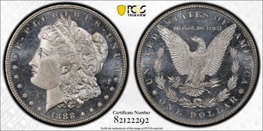1888 $1 MS66+ DMPL