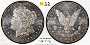 1897-O $1 MS62DMPL
