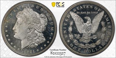 1921 $1 Morgan MS65DMPL