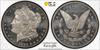 1882 $1 MS65DMPL