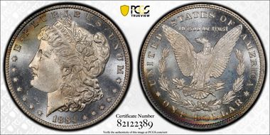 1884 $1 MS66DMPL