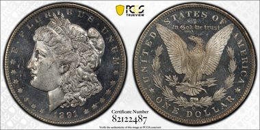 1891-O $1 MS64+ DMPL