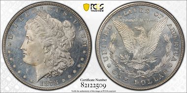 1878 8TF $1 VAM 2 Lines in LIB MS64DMPL