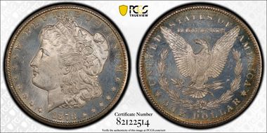 1878-CC $1 MS66DMPL