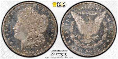 1880/79-CC $1 Reverse of 1878 MS65DMPL