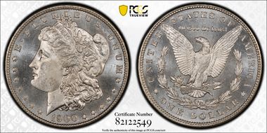 1900 $1 MS66PL