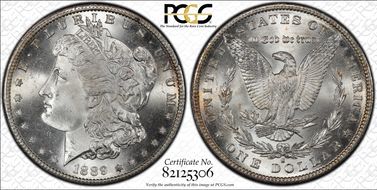 1889-S $1 MS66+