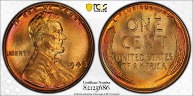 1948 1C MS67+ RD