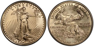 1994 $10 Gold Eagle MS70