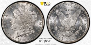 1885-S $1 MS62