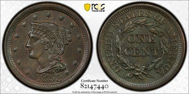 1853 1C N-26 MS66BN