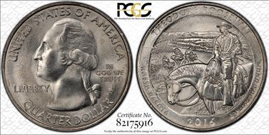 2016-P 25C Theodore Roosevelt NP MS67