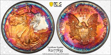 1999 $1 Silver Eagle MS66