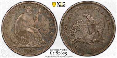 1842-O 50C WB-2, Small Date, Rev 1839 N1