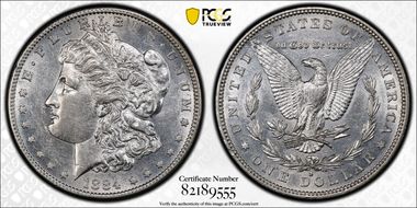 1884-S $1 AU55