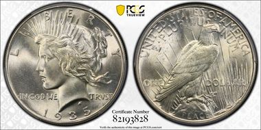 1935 $1 MS65